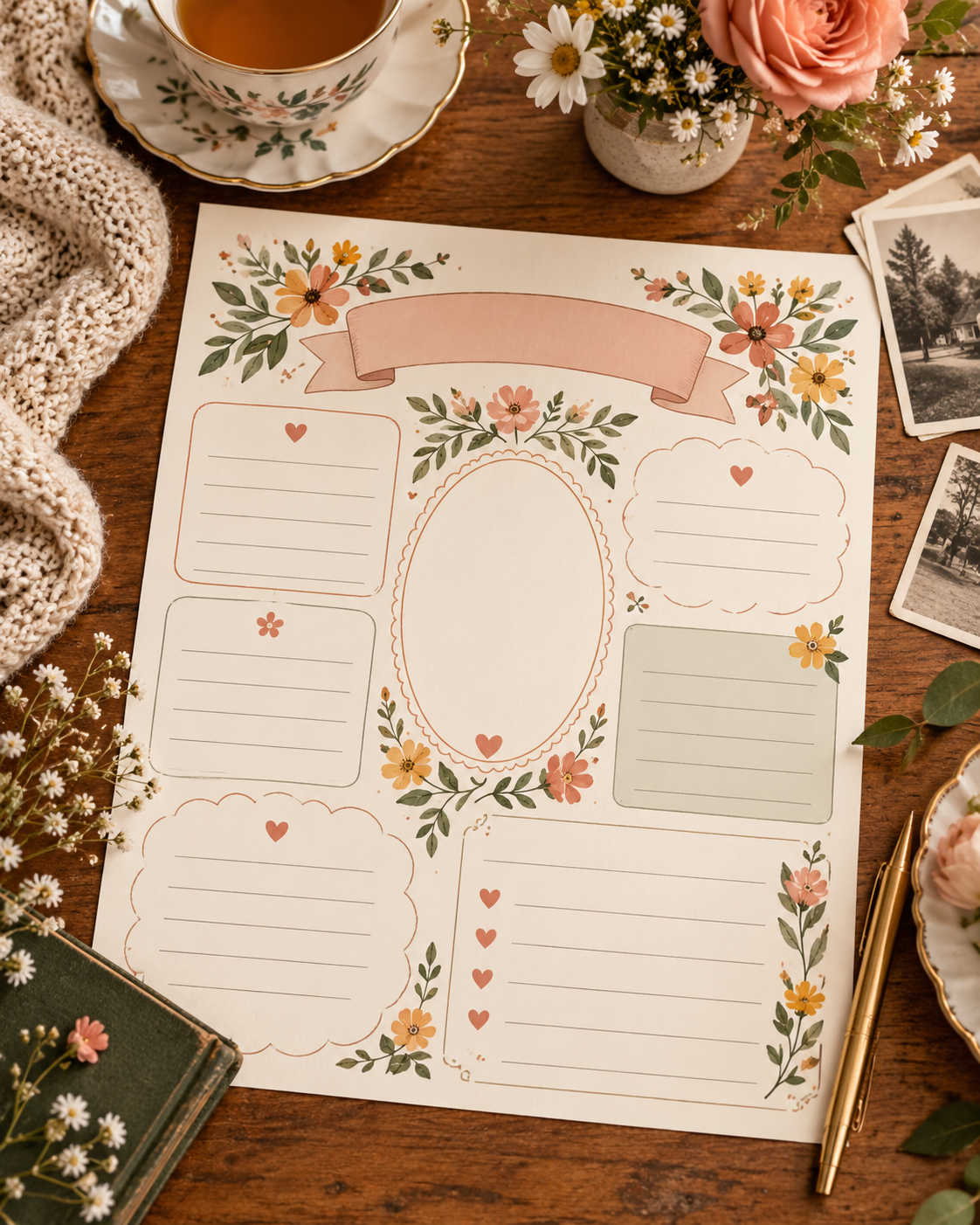 All About My Grandma printable keepsake worksheet for kids