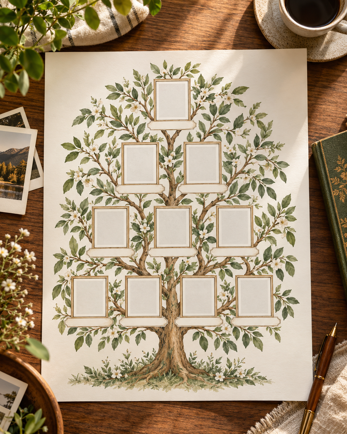 Family tree printable activity for kids