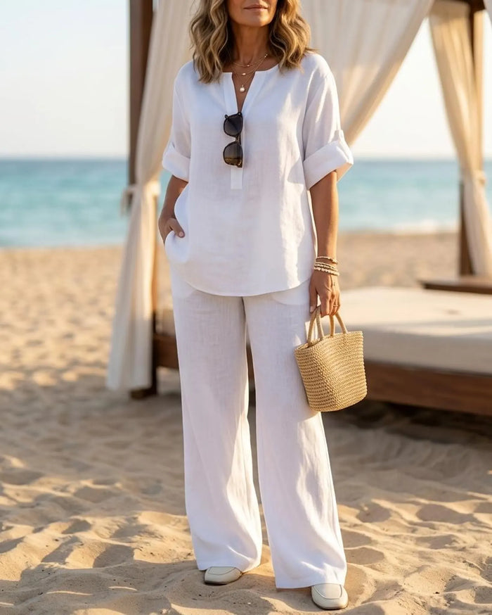 Ensemble d'été en Lin pour femme